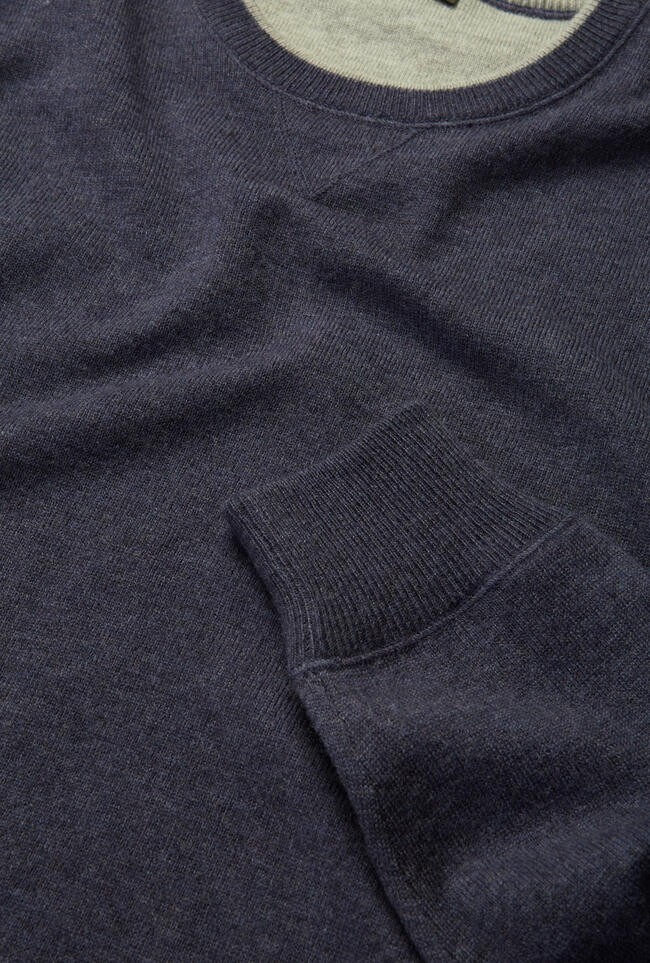 Felpa in maglia girocollo in lana cardata ESSENTIAL - Ferrante | img vers.1300x/